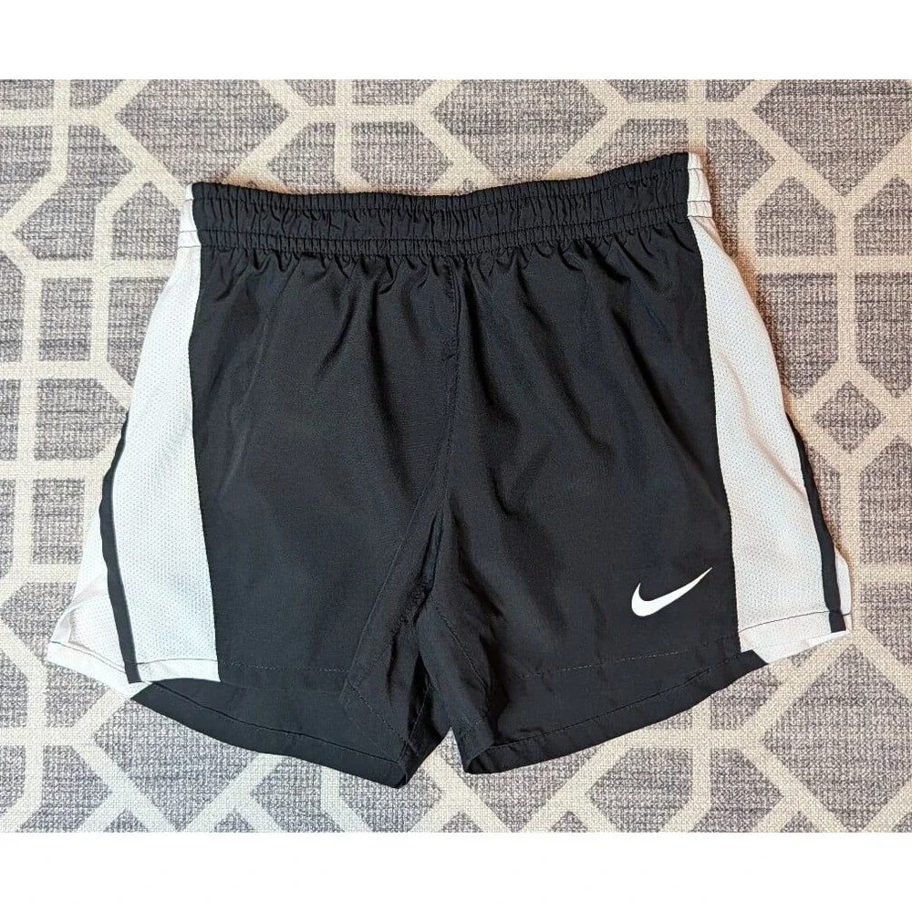 Girls Nike Dri-Fit Tempo Running Shorts Black&Gray Bundle of 2 Youth LG